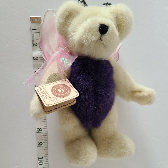 BOYDS BEAR FLORA B FLUTTERFLY PURPLE / WINGS/ ATENNA FROM 1988-2000 - Picture 10 of 15